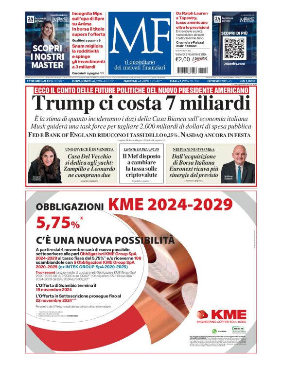 Prima-pagina-milano-finanza-edizione-del-2024-11-08