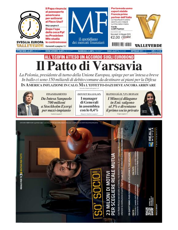 Prima-pagina-milano-finanza-edizione-del-2025-05-14