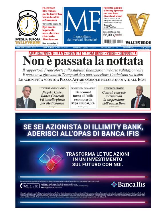 Prima-pagina-milano-finanza-edizione-del-2025-05-22