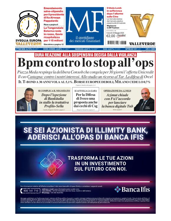 Prima-pagina-milano-finanza-edizione-del-2025-05-23