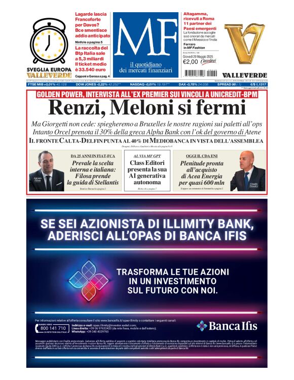 Prima-pagina-milano-finanza-edizione-del-2025-05-29