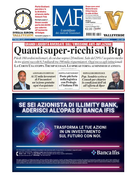 Prima-pagina-milano-finanza-edizione-del-2025-05-30