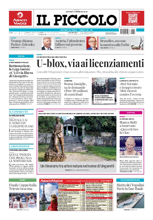 Prima-pagina-il-piccolo-edizione-di-oggi-02-04-2025