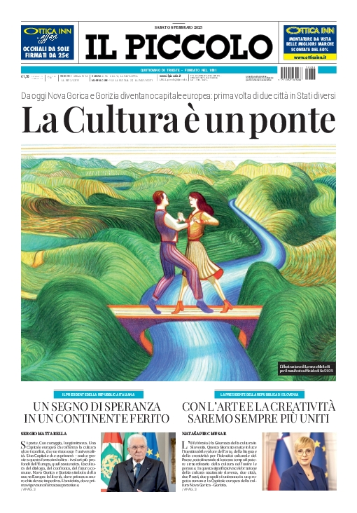 Prima-pagina-il-piccolo-edizione-di-oggi-08-02-2025