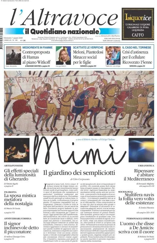 Prima-pagina-il-quotidiano-del-sud-edizione-di-oggi-01-06-2025