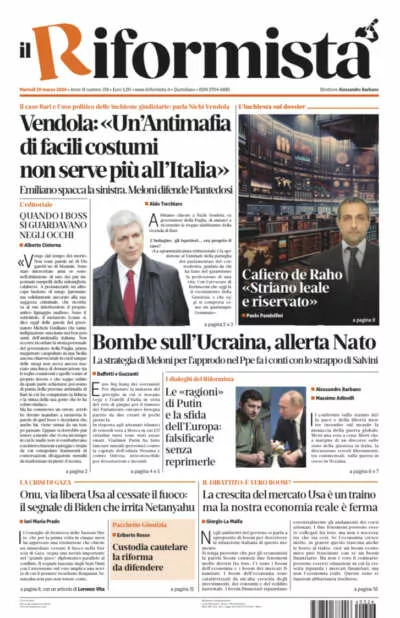 Prima-pagina-il-riformista-edizione-del-25-03-2024