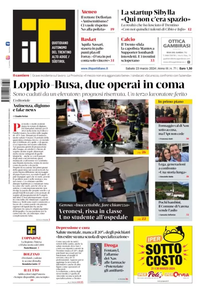 Prima-pagina-il-t-edizione-del-2024-03-23