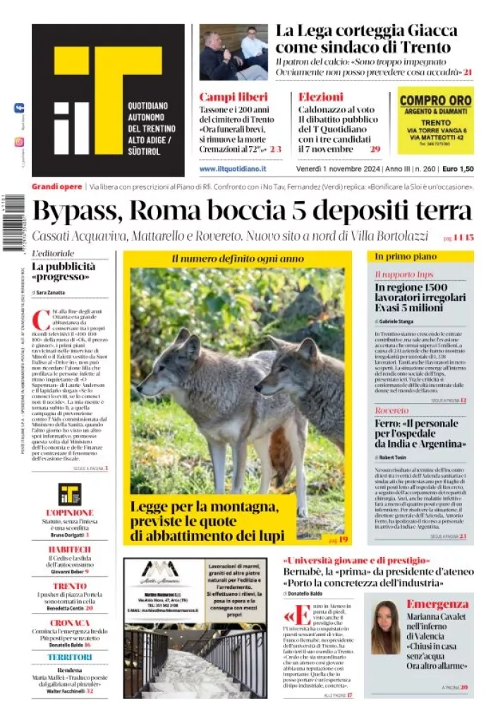 Prima-pagina-il-t-edizione-del-2024-11-01