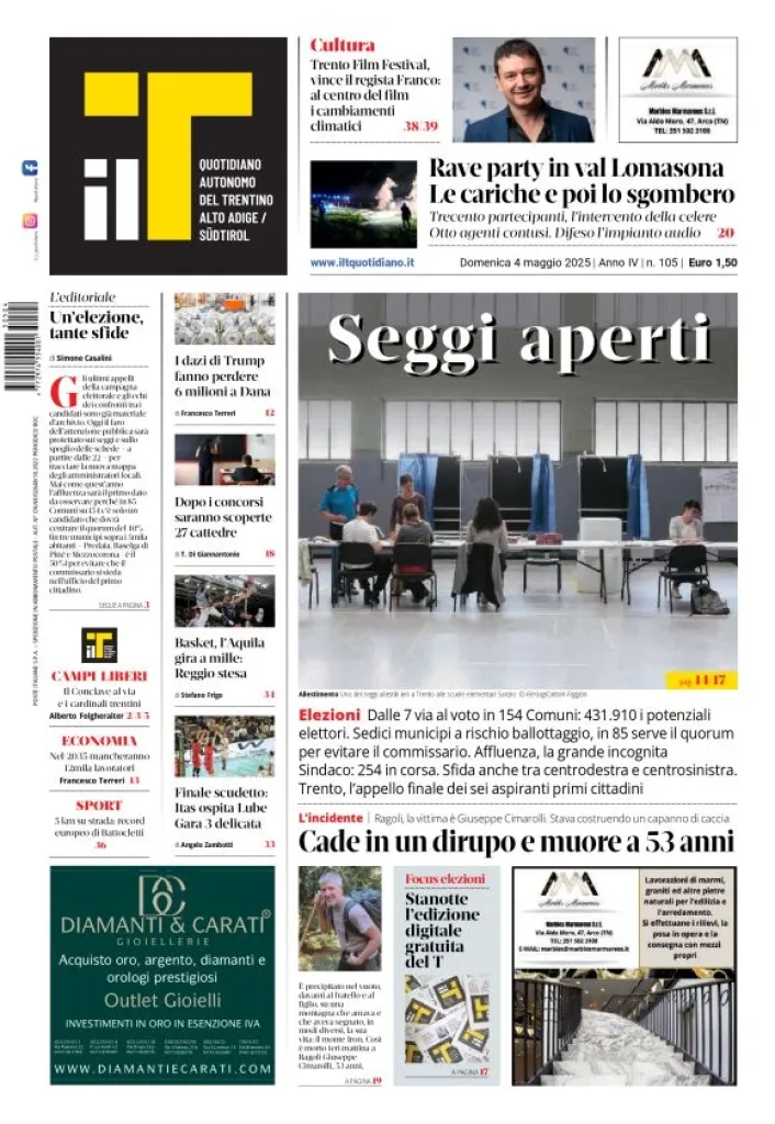 Prima-pagina-il-t-edizione-del-2025-05-04