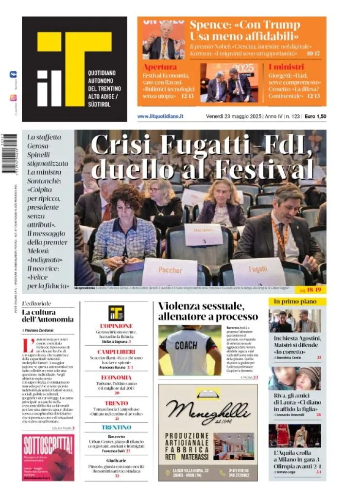 Prima-pagina-il-t-edizione-del-2025-05-23