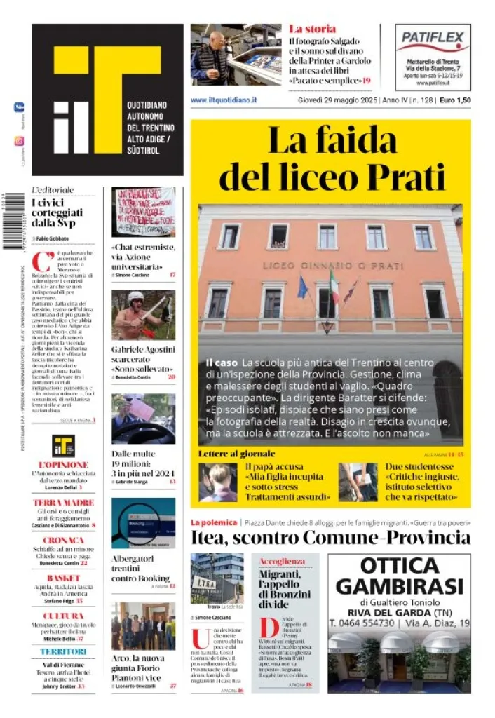 Prima-pagina-il-t-edizione-del-2025-05-29