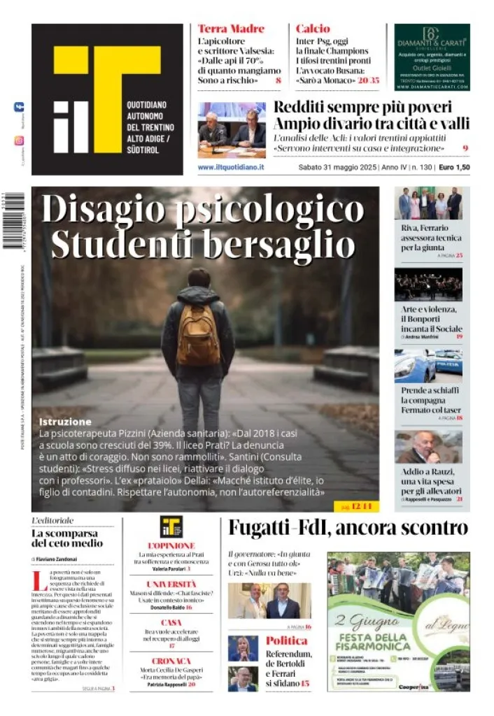 Prima-pagina-il-t-edizione-del-2025-05-31