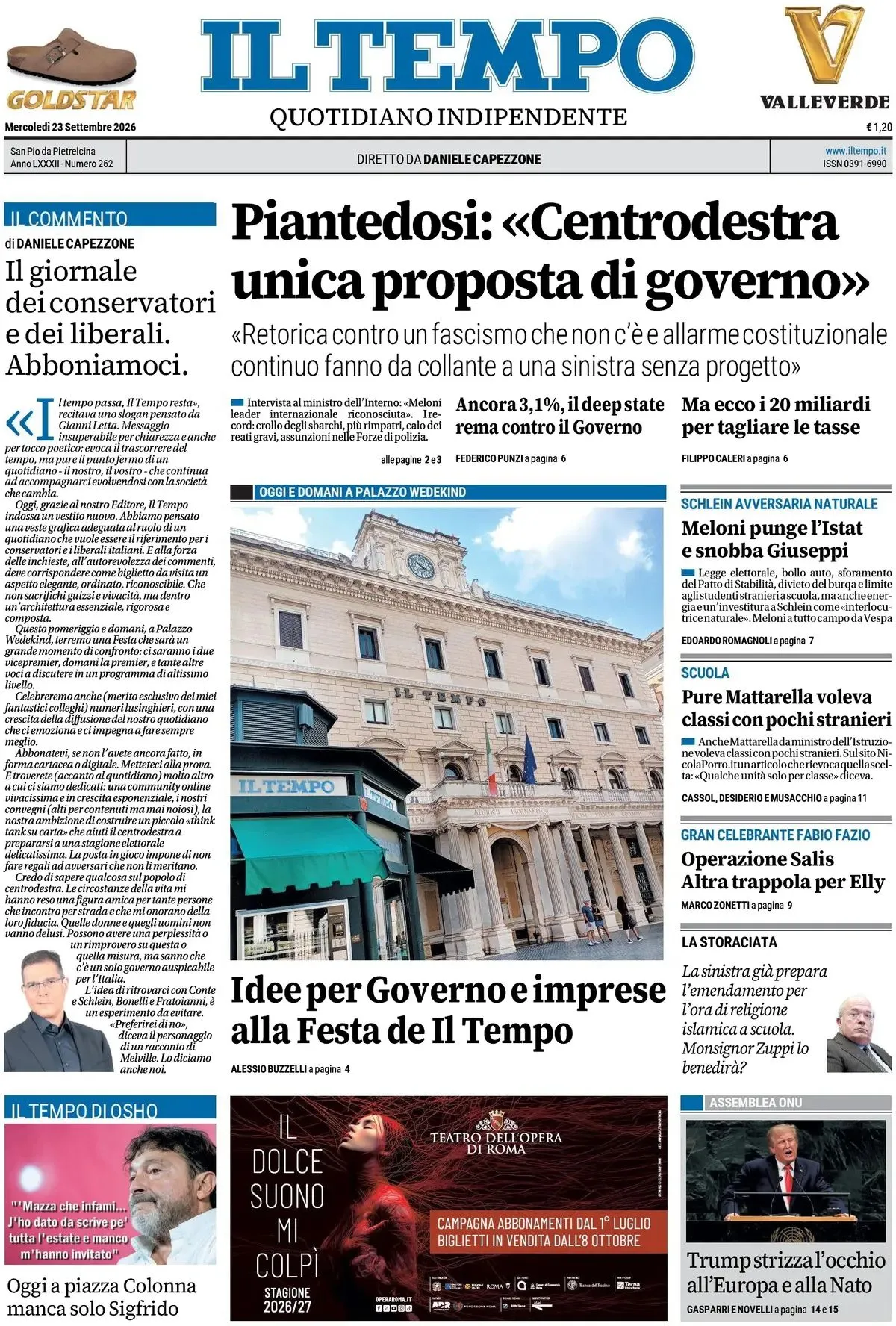 Prima-pagina-il-tempo-edizione-di-oggi-23-09-2026