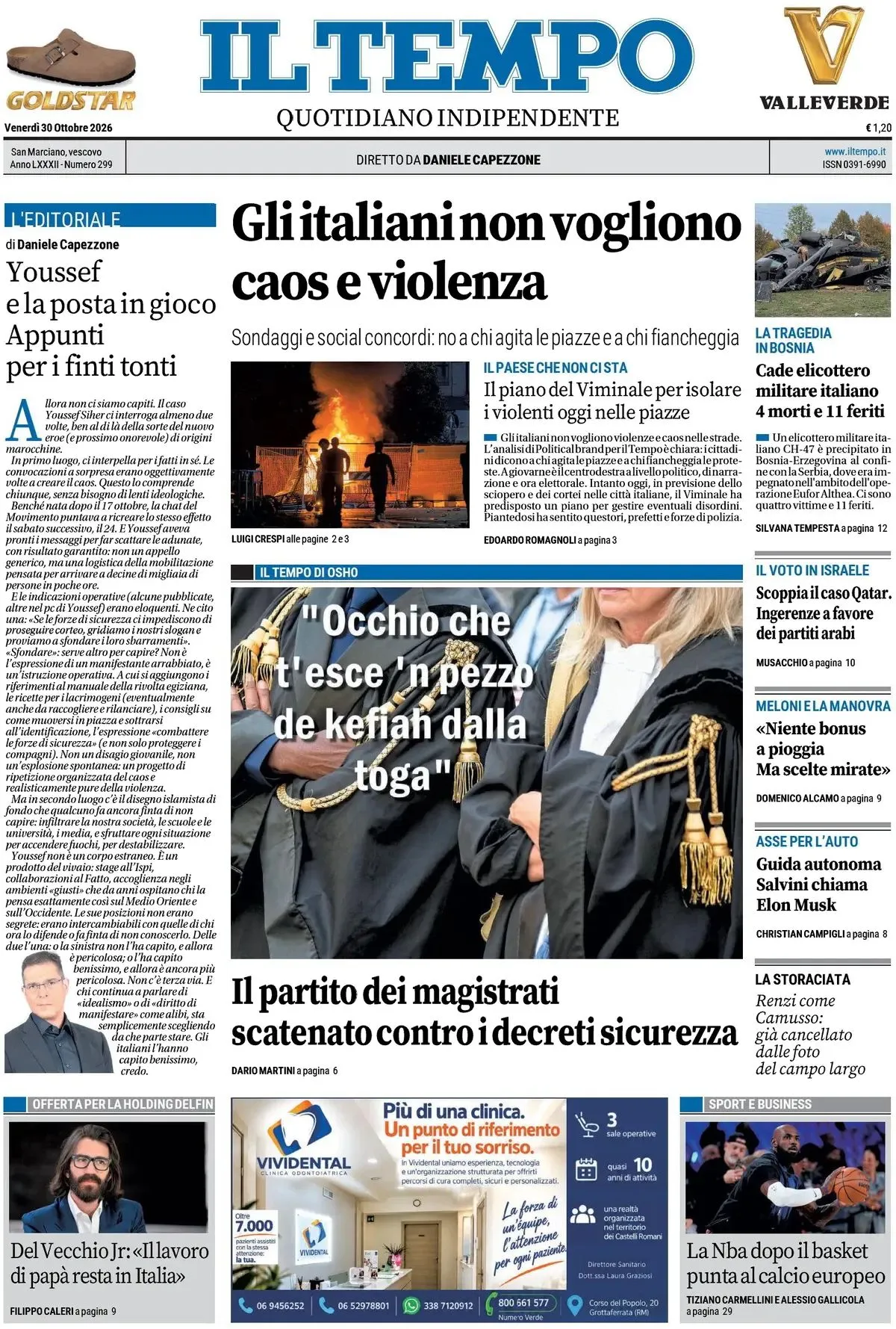 Prima-pagina-il-tempo-edizione-di-oggi-30-10-2026