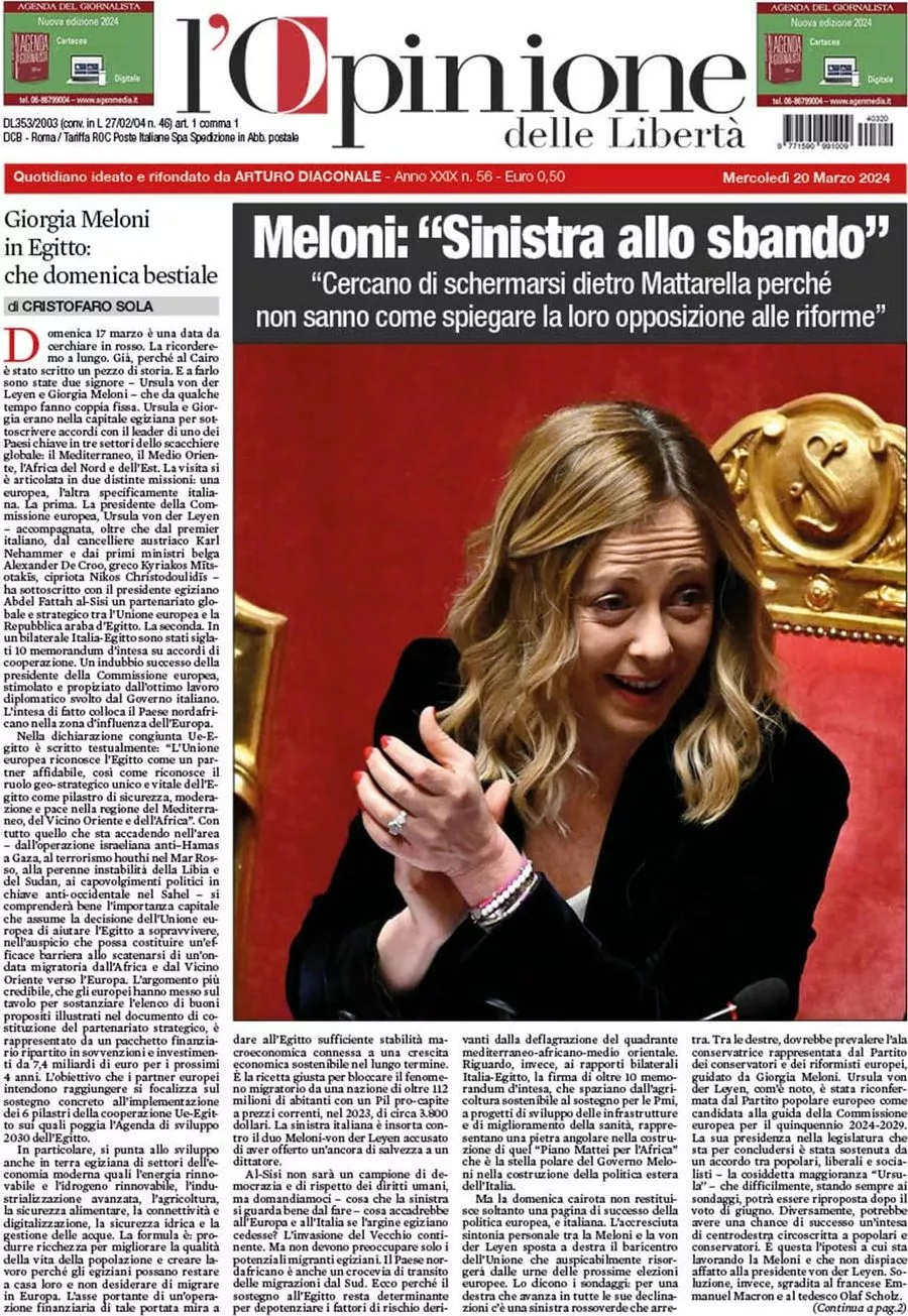 Prima-pagina-l-opinione-delle-liberta-edizione-di-oggi-20-03-2024