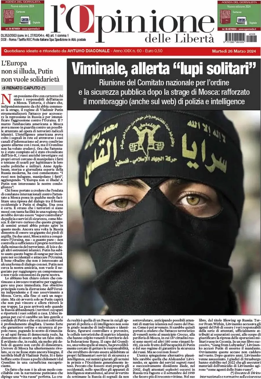 Prima-pagina-l-opinione-delle-liberta-edizione-di-oggi-26-03-2024
