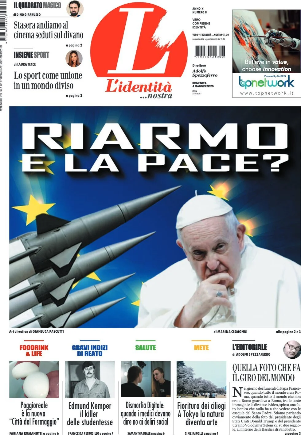 Prima-pagina-l-identita-edizione-di-oggi-05-05-2025