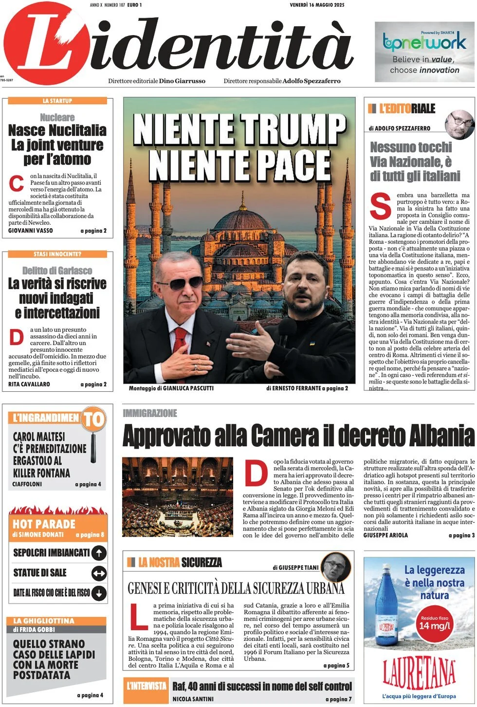 Prima-pagina-l-identita-edizione-di-oggi-16-05-2025