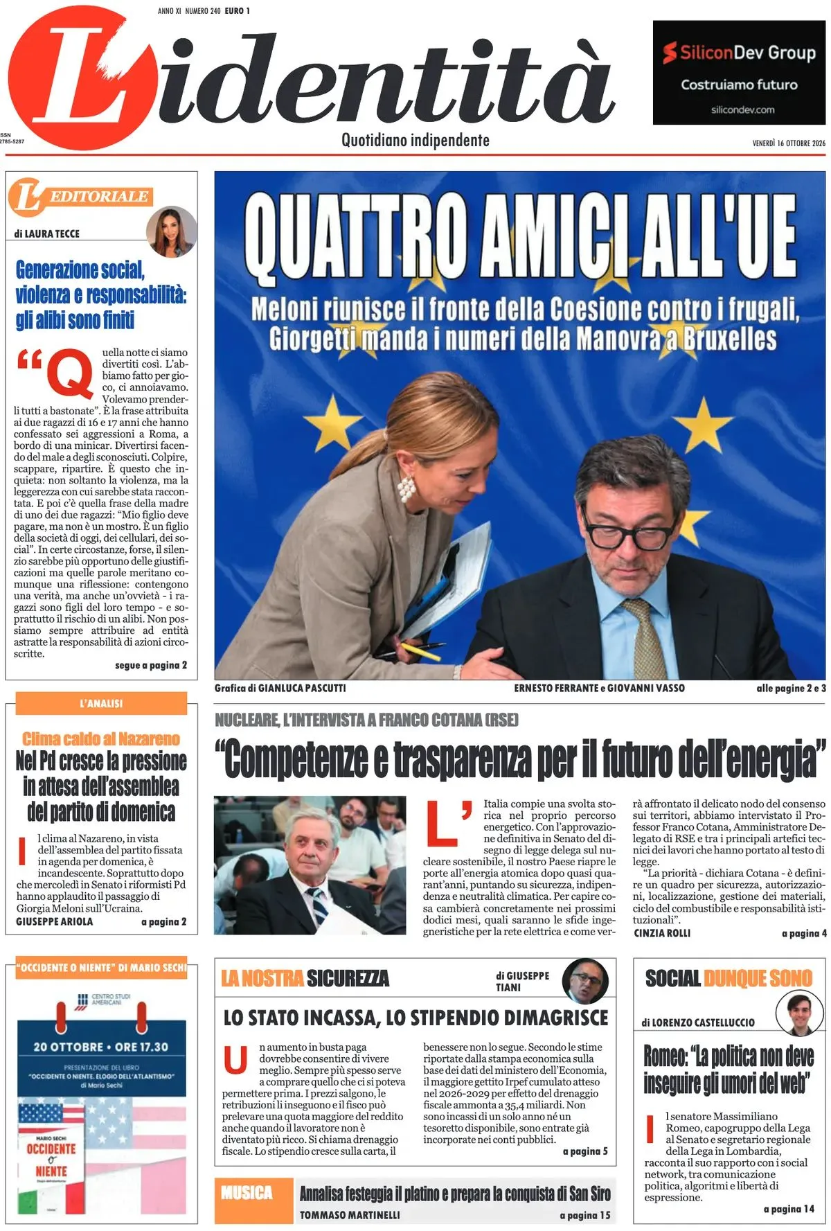 Prima-pagina-l-identita-edizione-di-oggi-17-10-2026