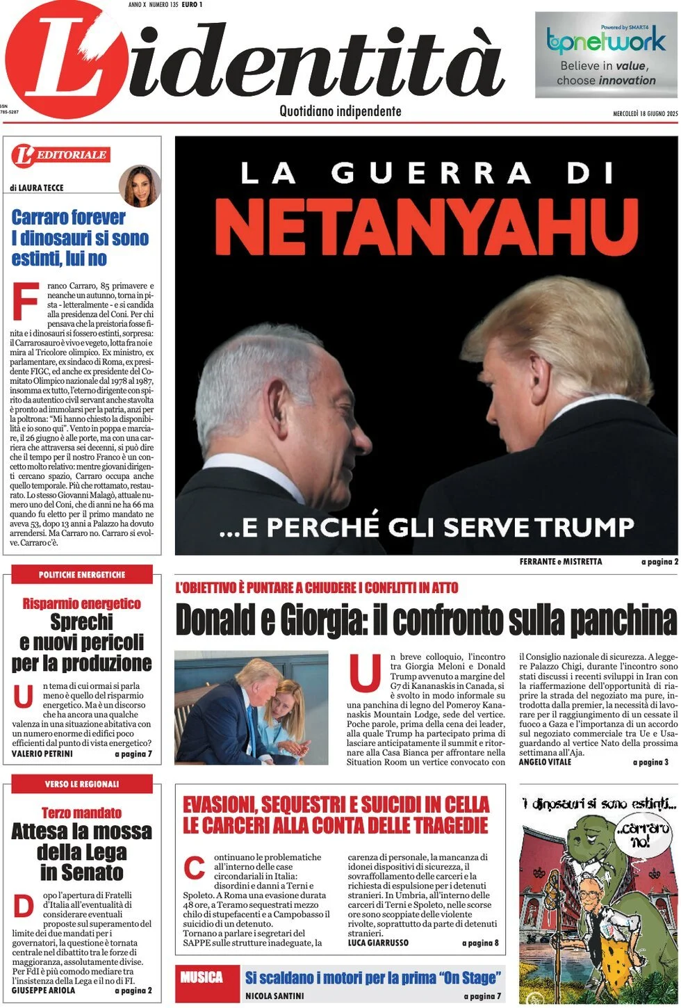 Prima-pagina-l-identita-edizione-di-oggi-18-06-2025