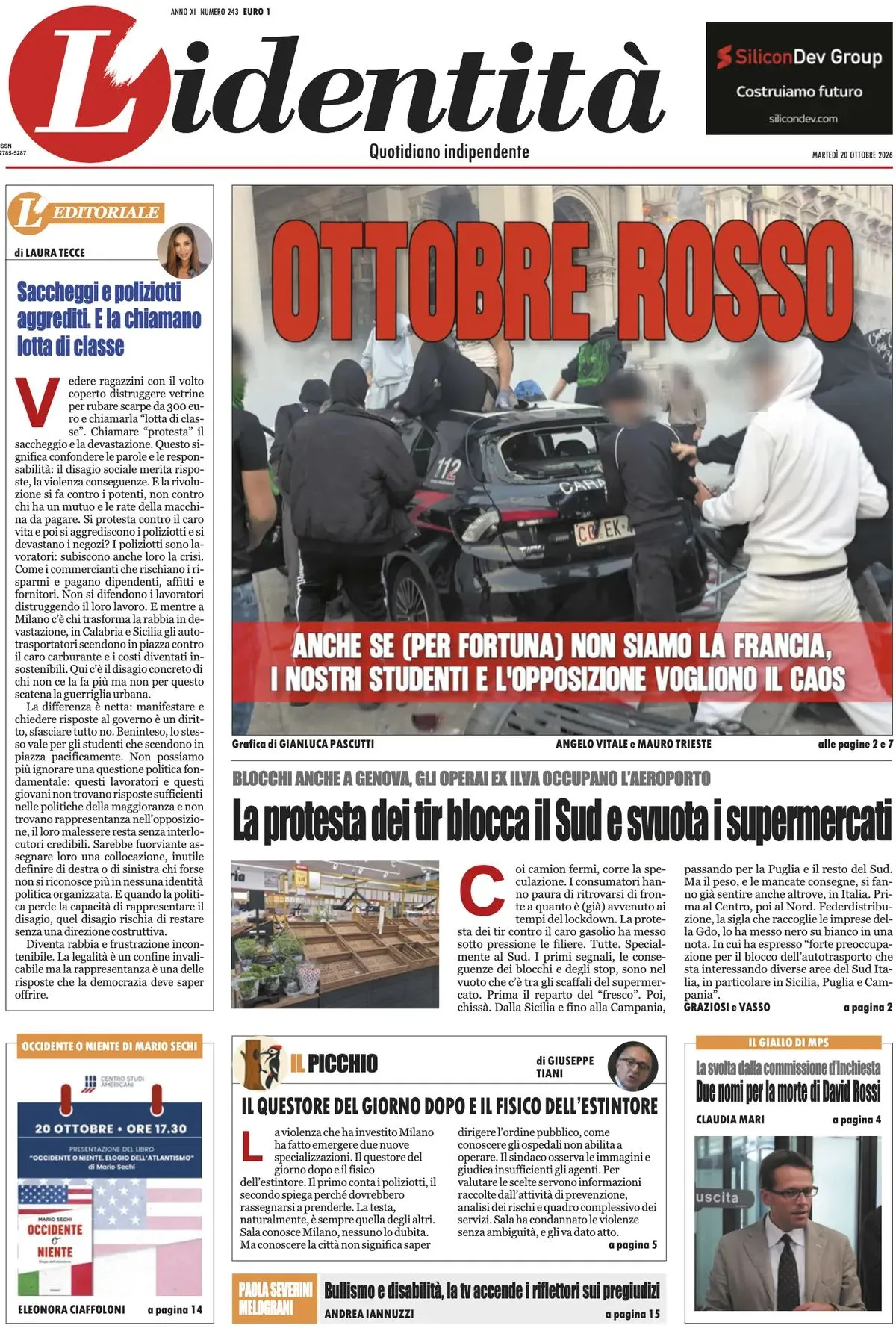 Prima-pagina-l-identita-edizione-di-oggi-20-10-2026