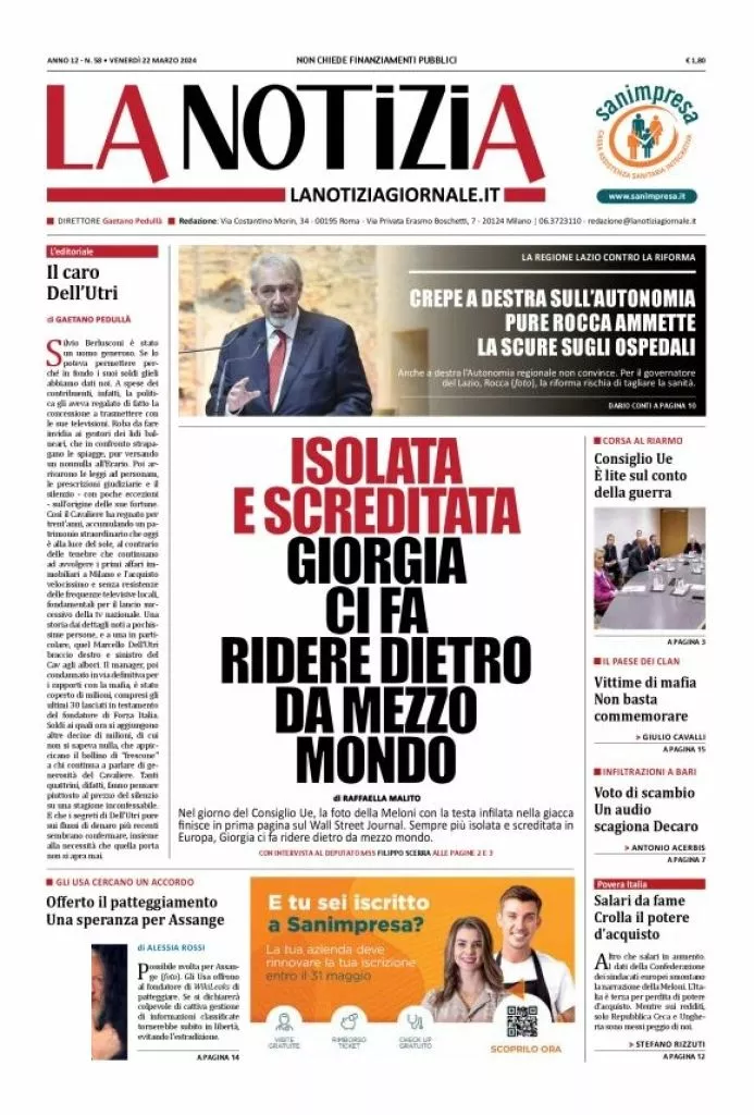 Prima-pagina-la-notizia-edizione-di-oggi-22-03-2024