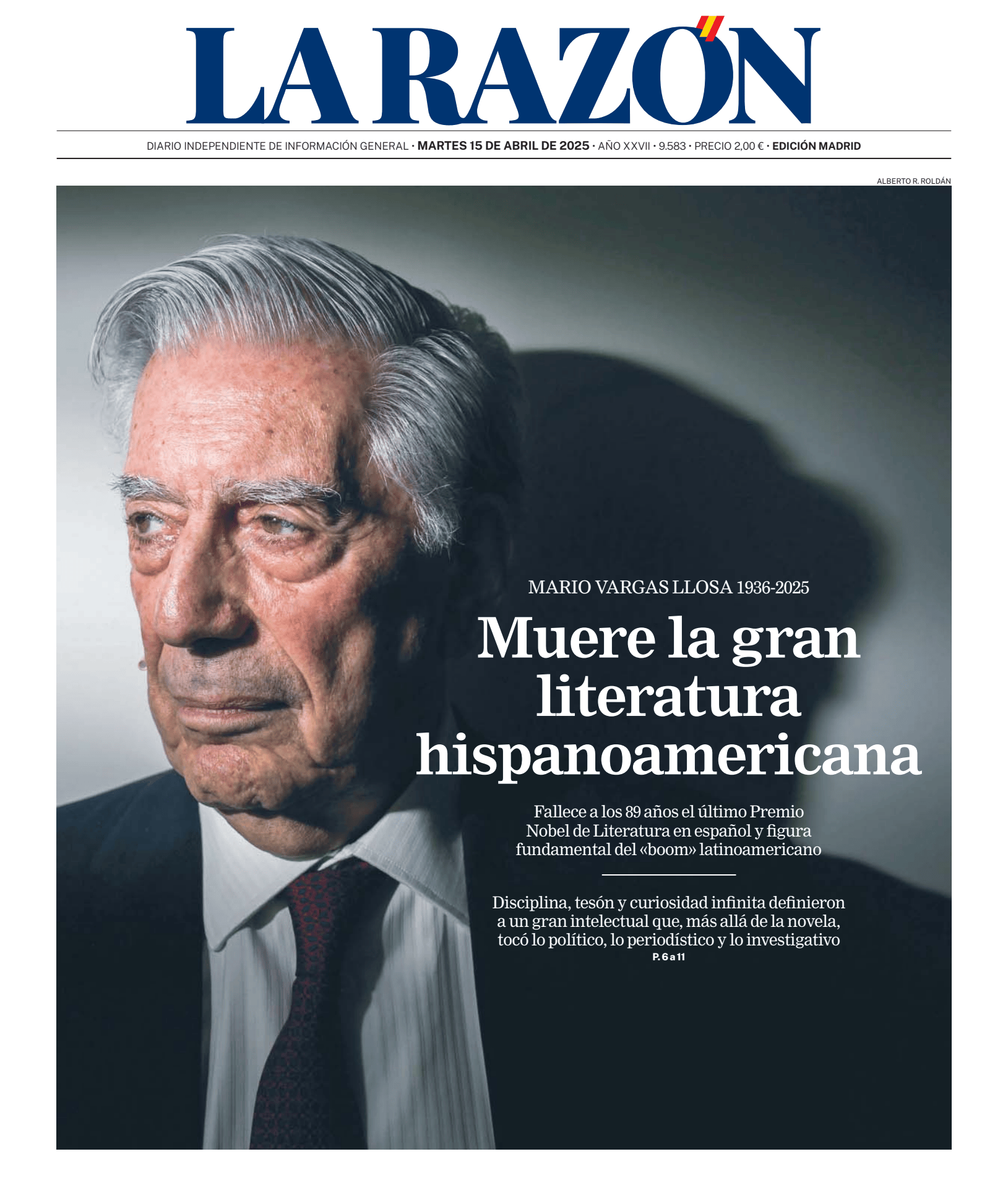 Prima-pagina-la-razon-oggi-edizione-di-oggi-20250415