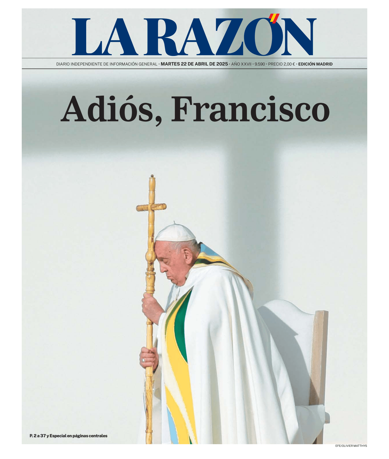 Prima-pagina-la-razon-oggi-edizione-di-oggi-20250422