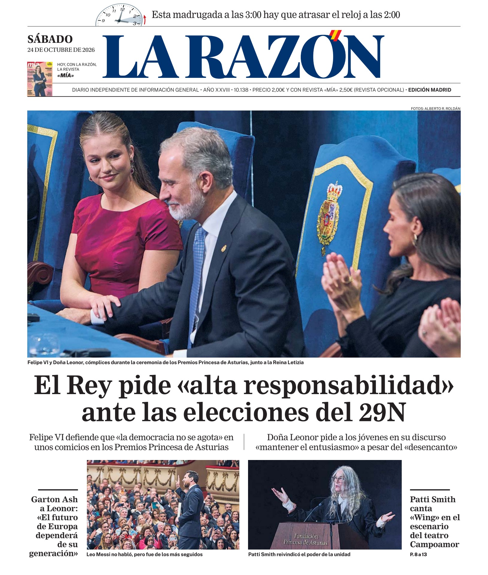 Prima-pagina-la-razon-oggi-edizione-di-oggi-20261024