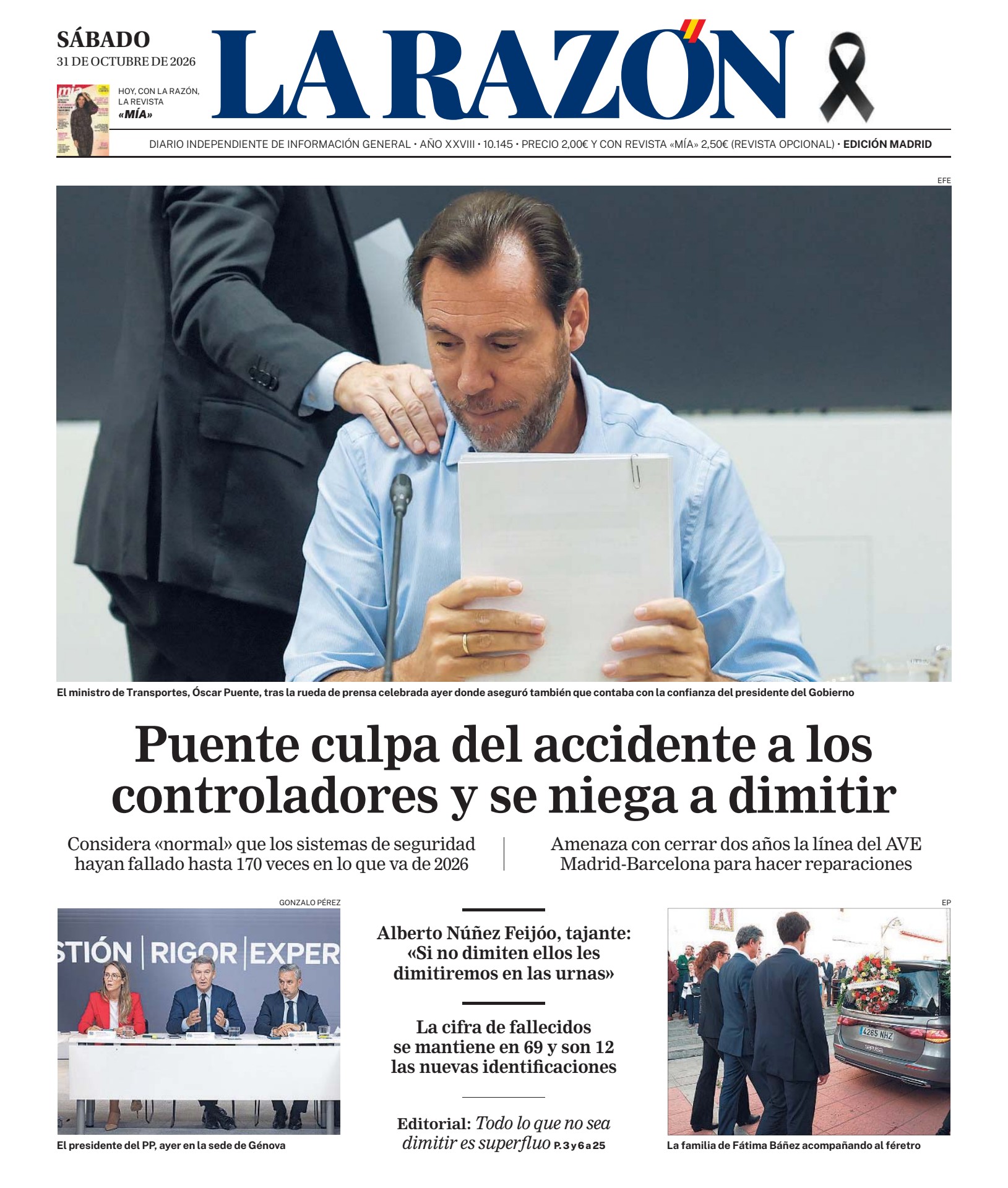 Prima-pagina-la-razon-oggi-edizione-di-oggi-20261031