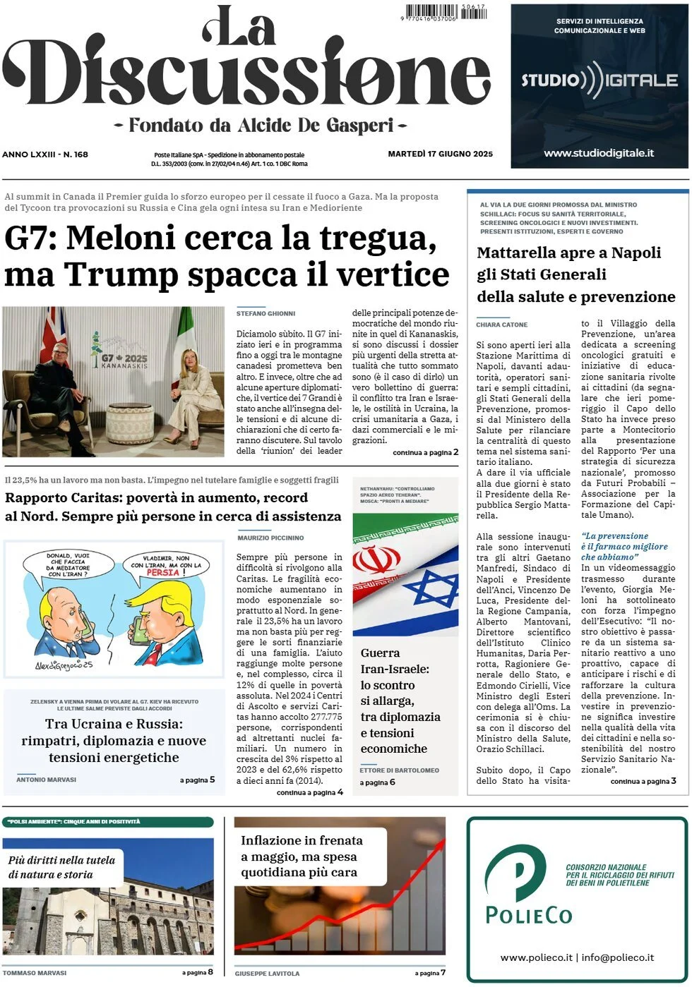 Prima-pagina-la-discussione-edizione-di-oggi-17-06-2025