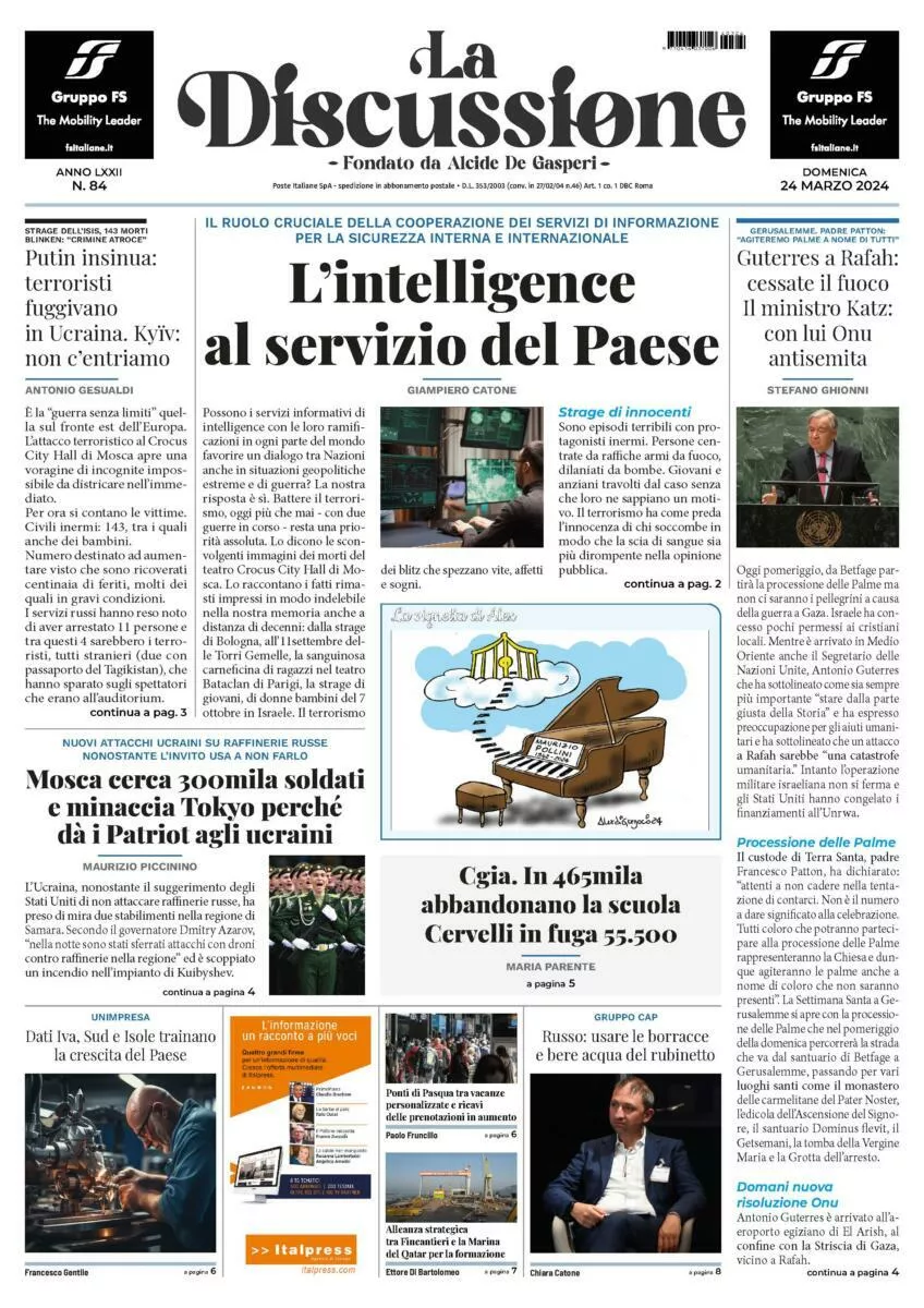 Prima-pagina-la-discussione-edizione-di-oggi-24-03-2024