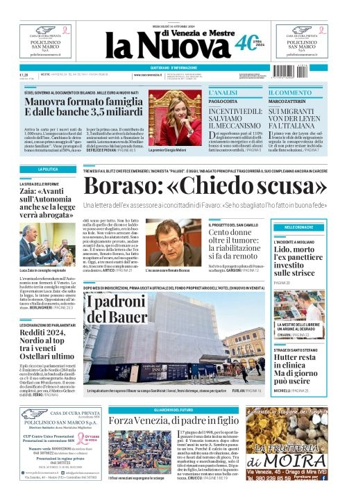 Prima-pagina-la_nuova_di_venezia_e_mestre-edizione-di-oggi-2024-10-16