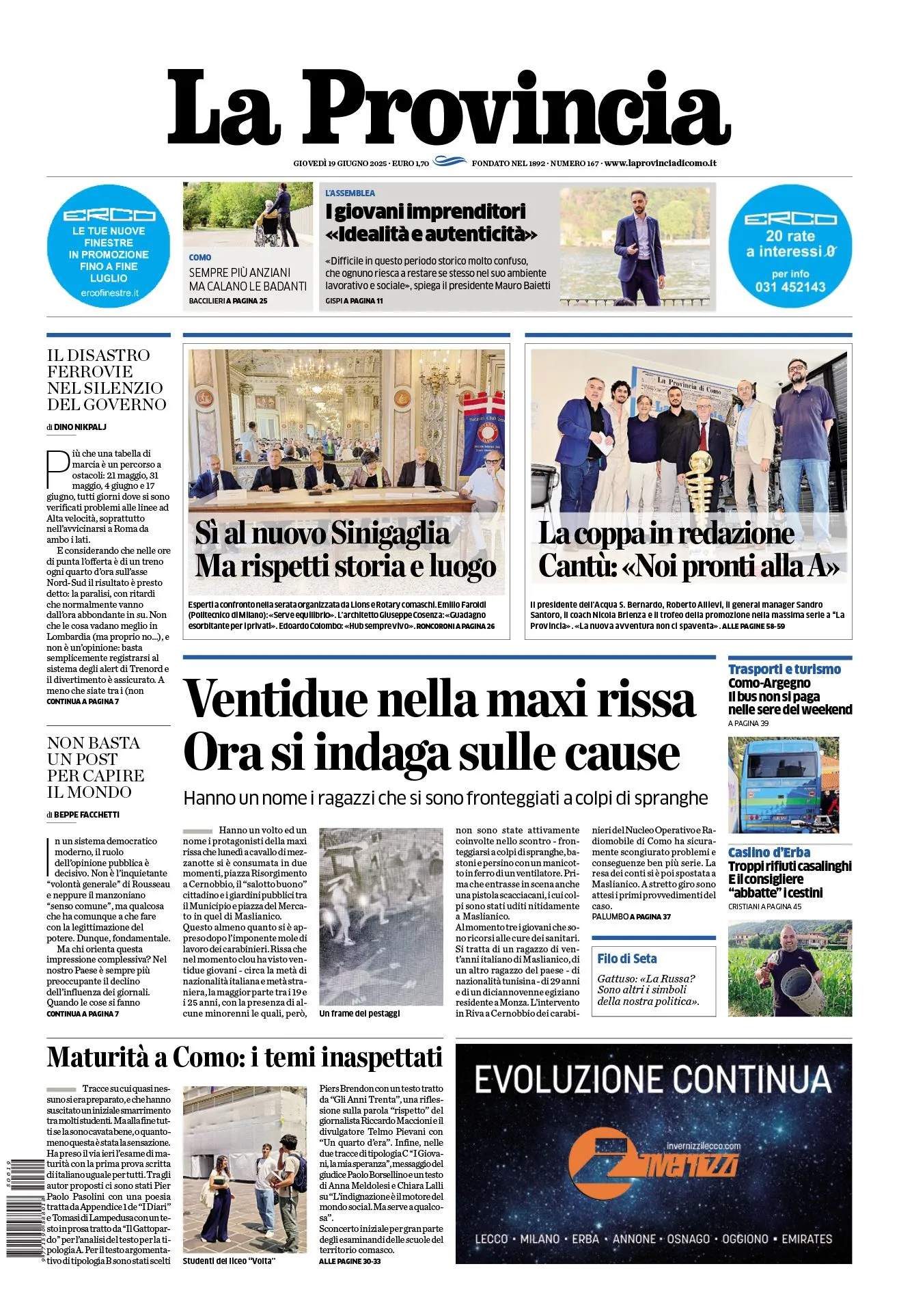 Prima-pagina-la-provincia-oggi-oggi-edizione-del-2025-06-19