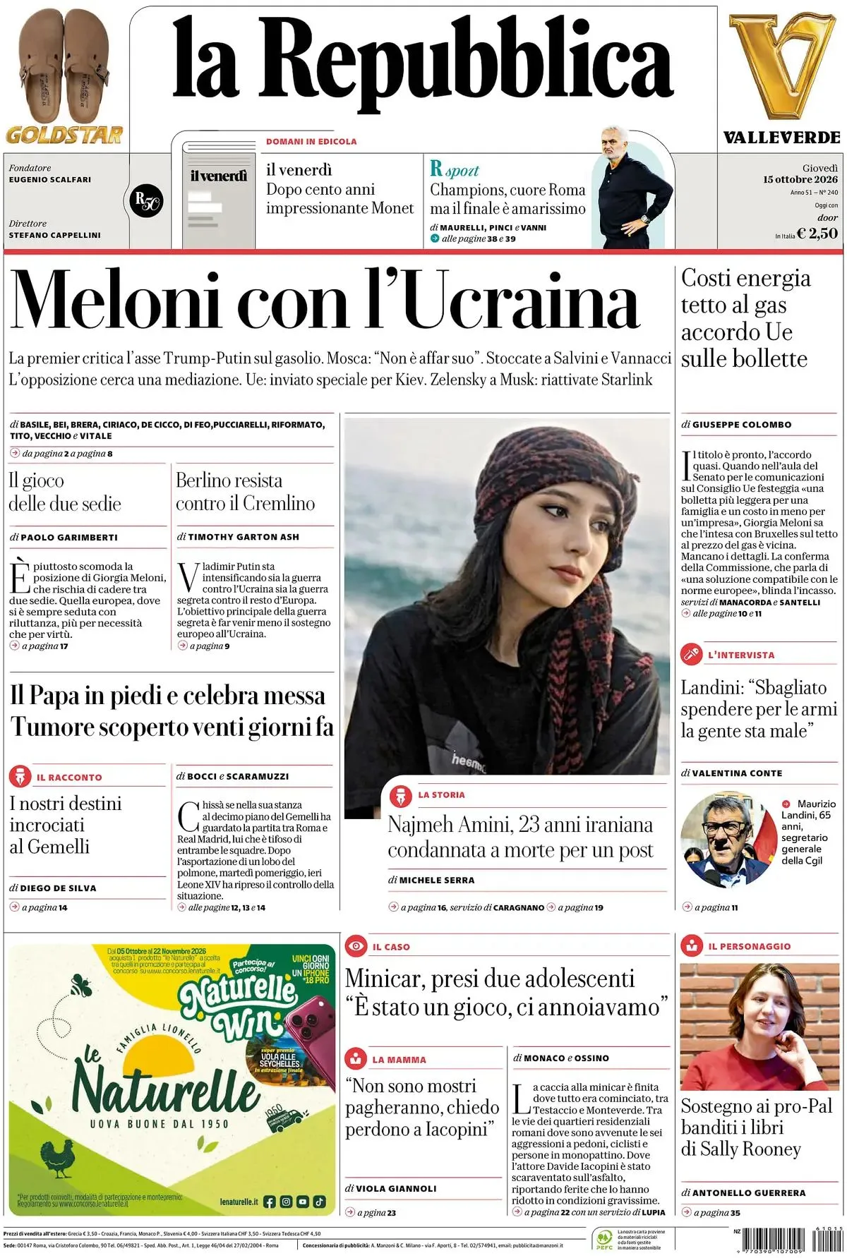 Prima-pagina-la-repubblica-edizione-di-oggi-15-10-2026
