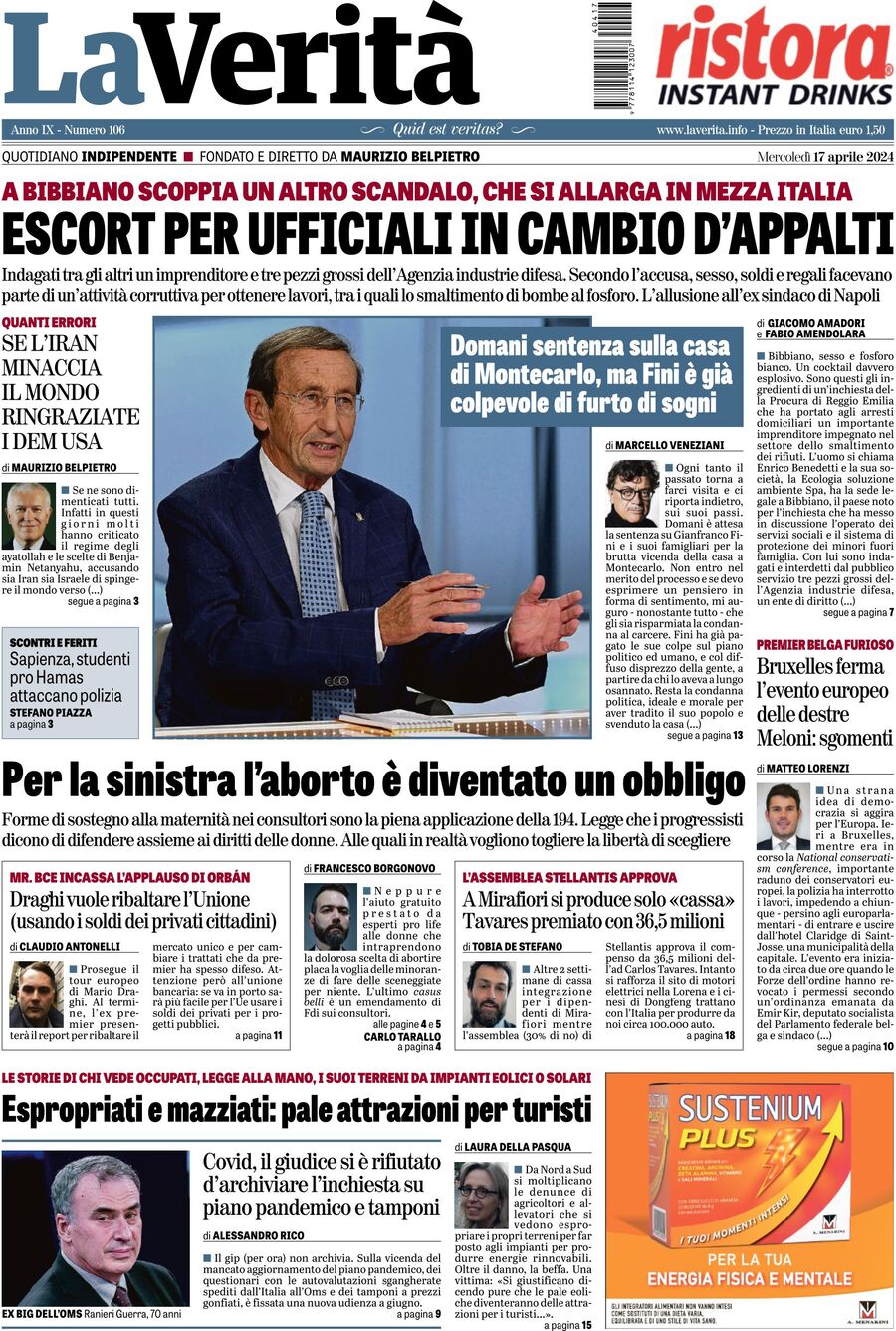 Prima-pagina-la-verita-edizione-di-oggi-17-04-2024