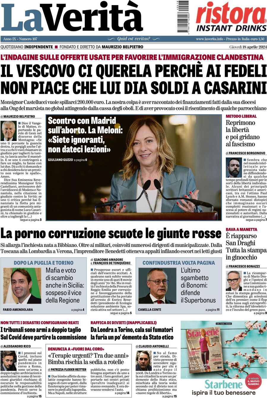 Prima-pagina-la-verita-edizione-di-oggi-18-04-2024