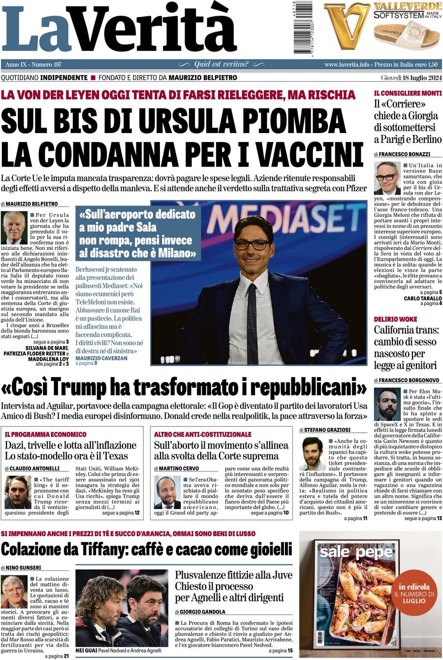 Prima-pagina-la-verita-edizione-di-oggi-18-07-2024