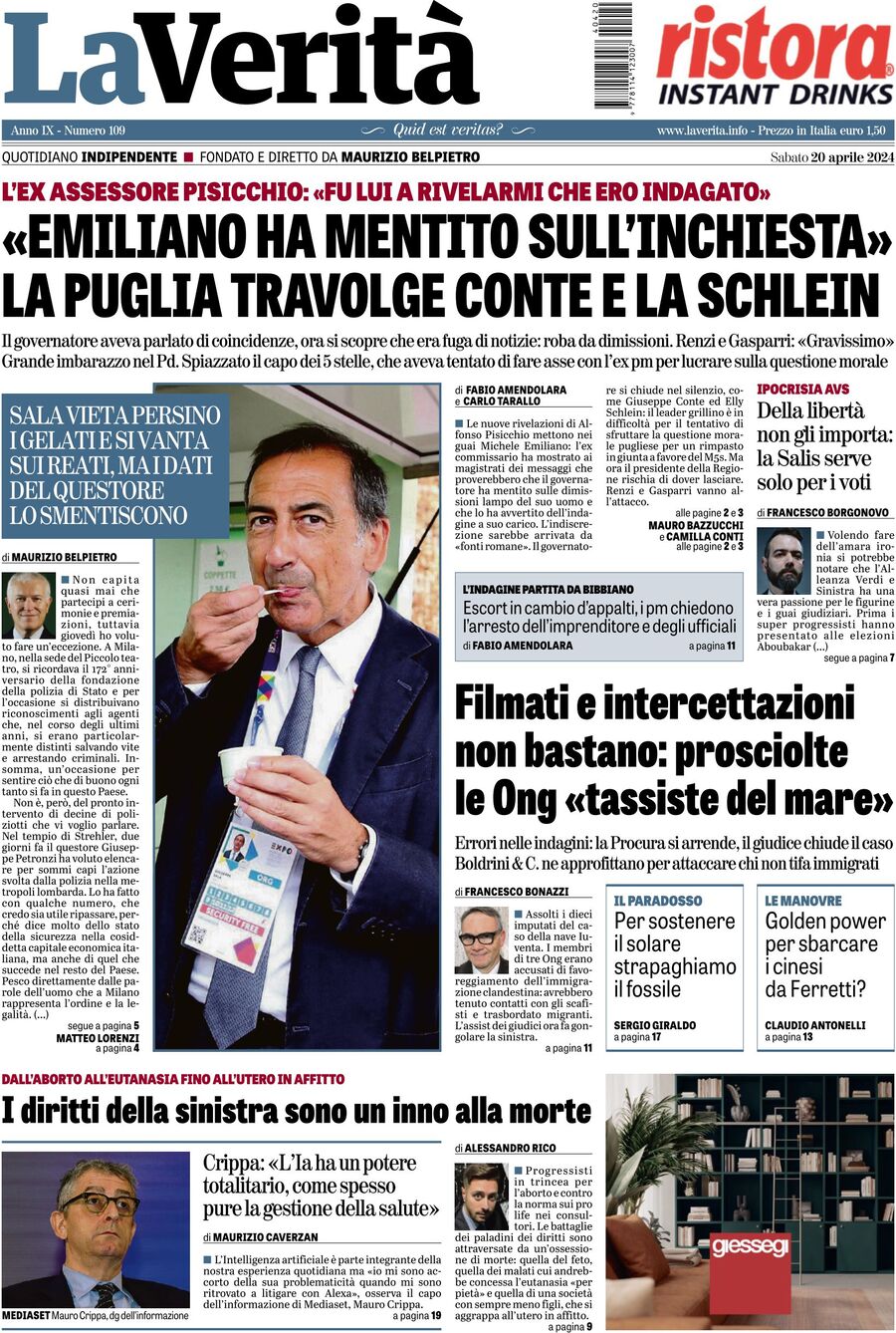 Prima-pagina-la-verita-edizione-di-oggi-20-04-2024