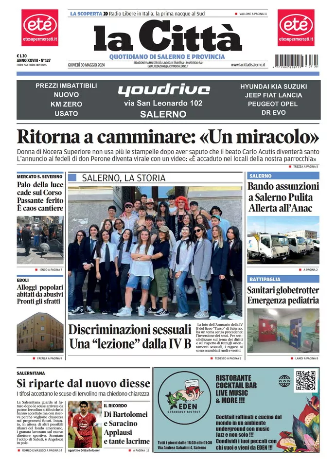 Prima-pagina-lacitta-del-2024-05-30
