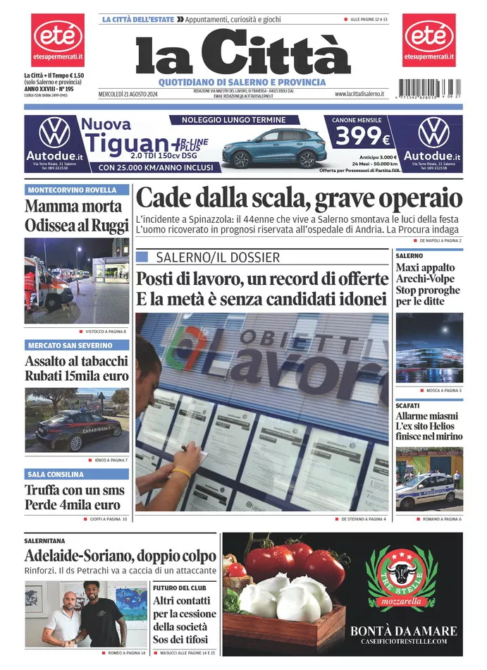 Prima-pagina-lacitta-del-2024-08-21