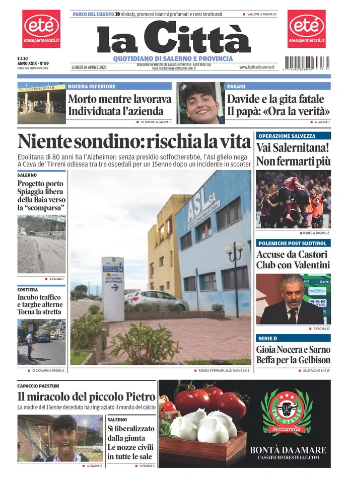 Prima-pagina-lacitta-del-2025-04-14