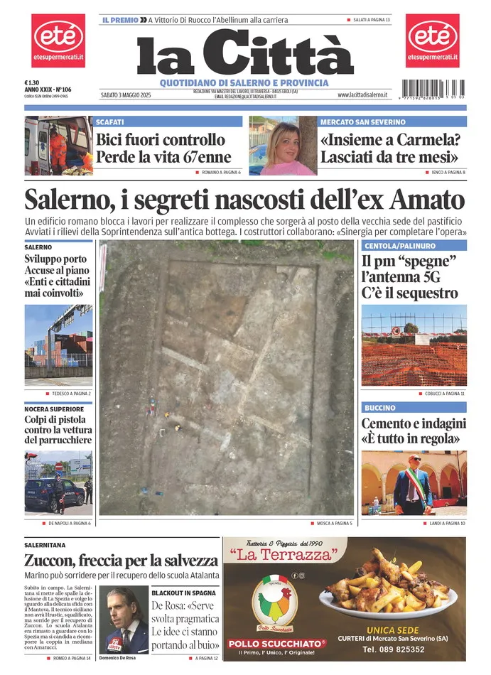 Prima-pagina-lacitta-del-2025-05-03