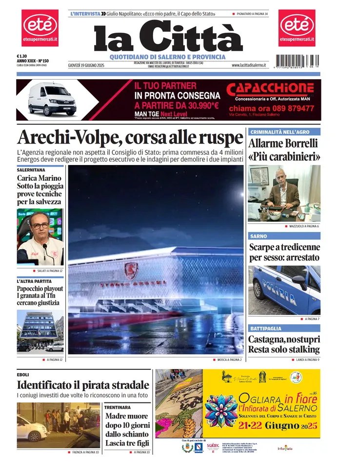 Prima-pagina-lacitta-del-2025-06-19