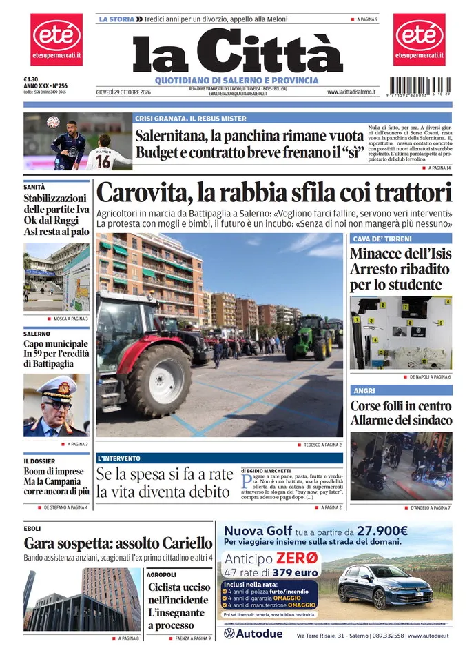 Prima-pagina-lacitta-del-2026-10-29