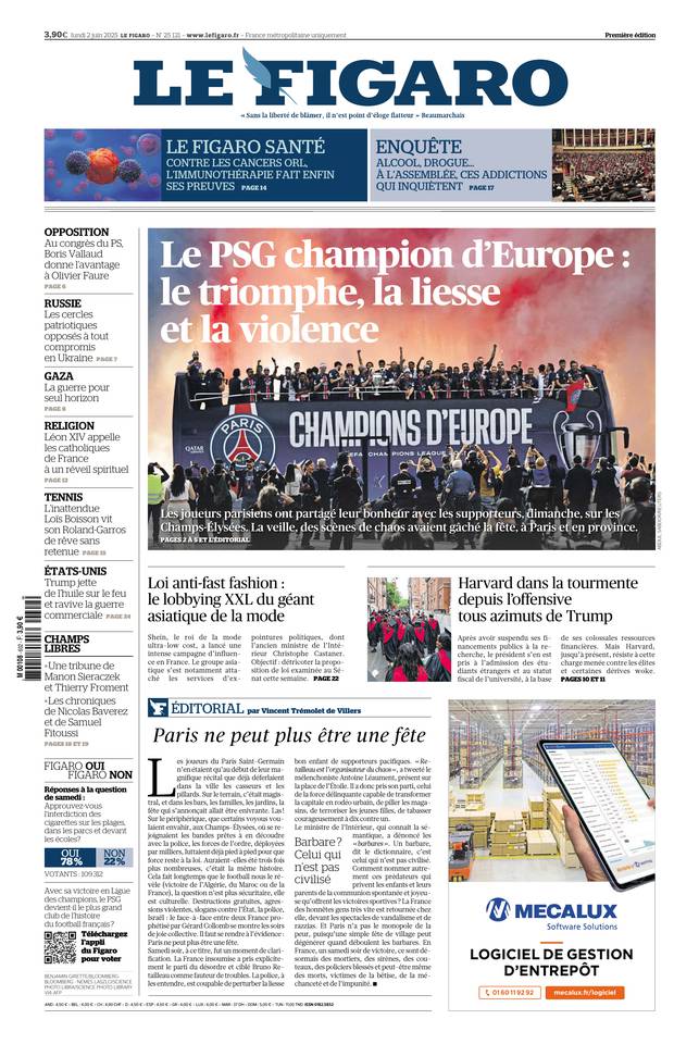 Prima-pagina-le-figaro-di-oggi-01-06-2025