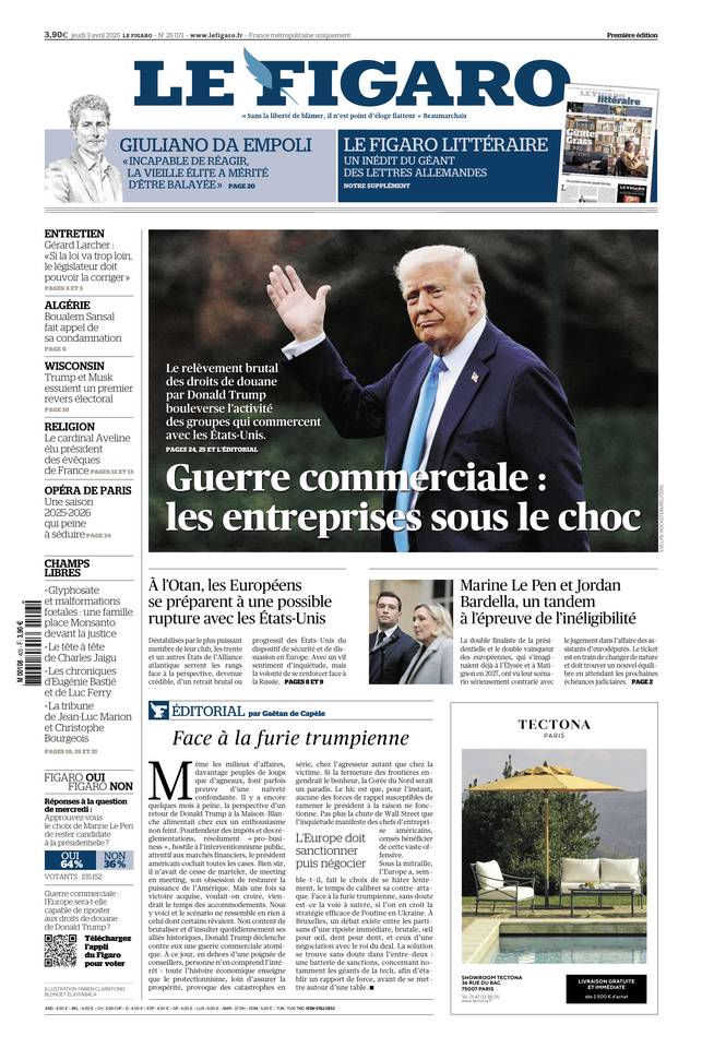 Prima-pagina-le-figaro-di-oggi-02-04-2025