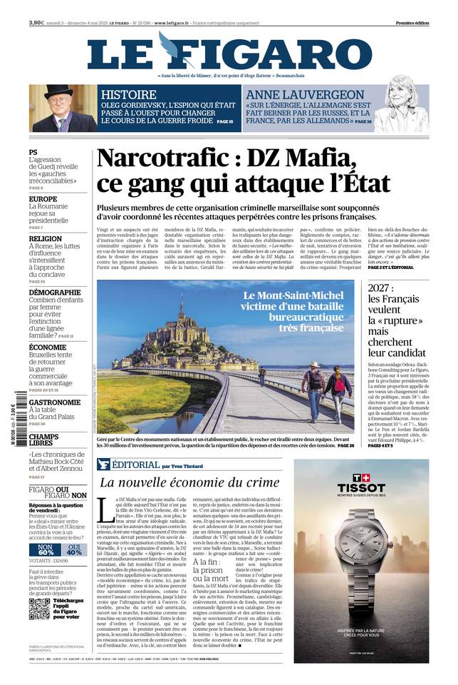 Prima-pagina-le-figaro-di-oggi-03-05-2025