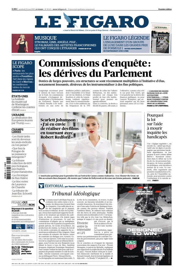 Prima-pagina-le-figaro-di-oggi-22-05-2025