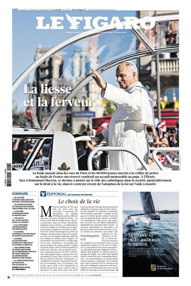 Prima-pagina-le-figaro-di-oggi-25-09-2026